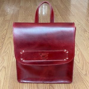 Will Leather Goods Simple Mini Backpack - Red